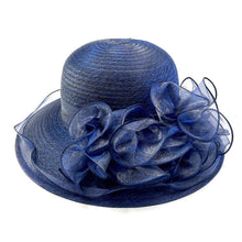 Load image into Gallery viewer, Flower Organza Dressy Hat
