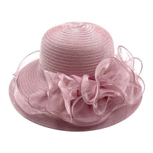 Load image into Gallery viewer, Flower Organza Dressy Hat
