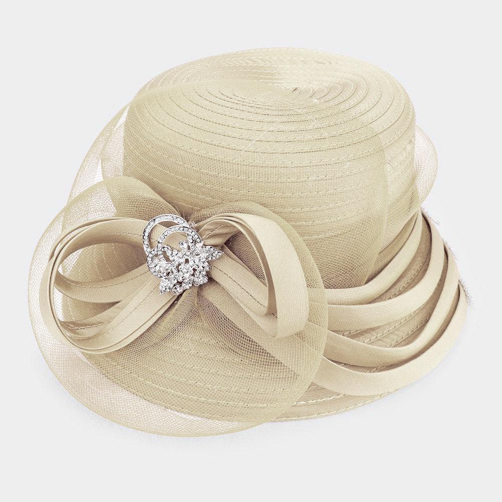 Bow Accented Dressy Hat - Jewelry Store by Erik Rayo