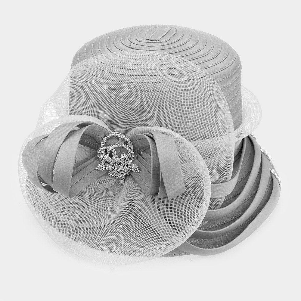 Bow Accented Dressy Hat - Jewelry Store by Erik Rayo