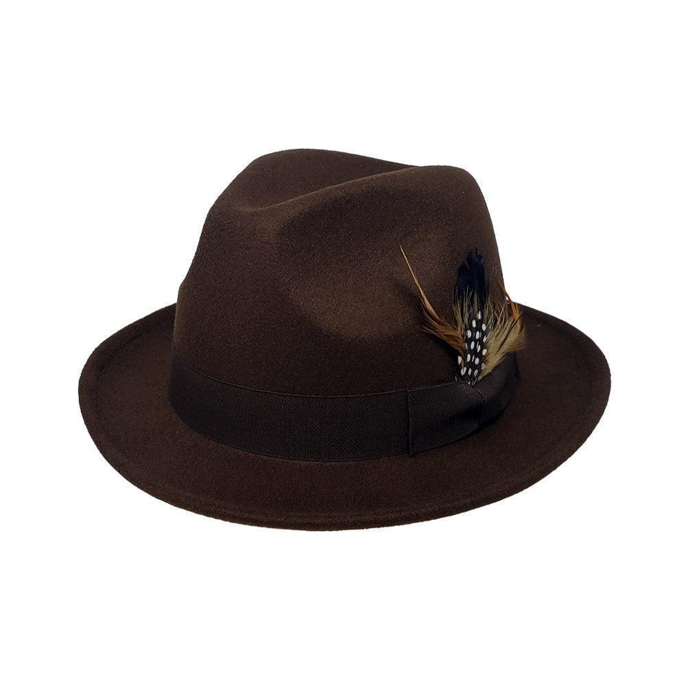 Feather Bow Pointed Fedora Hat - Jewelry Store by Erik Rayo