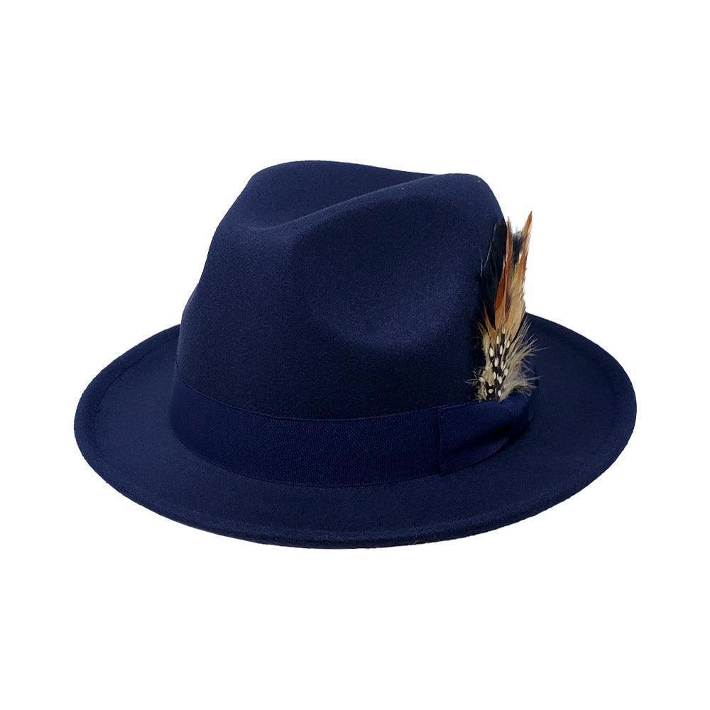 Feather Bow Pointed Fedora Hat - Jewelry Store by Erik Rayo