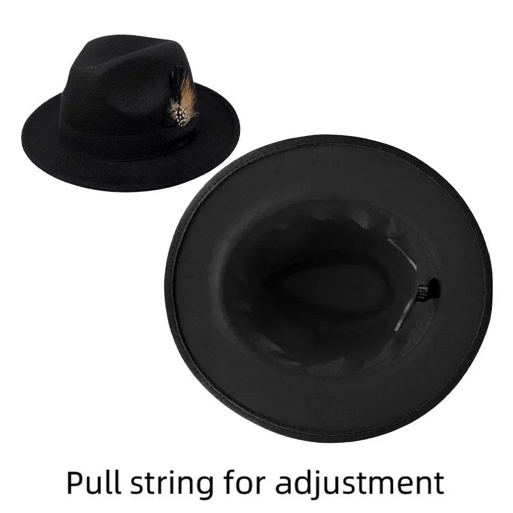 Feather Bow Pointed Fedora Hat - Jewelry Store by Erik Rayo