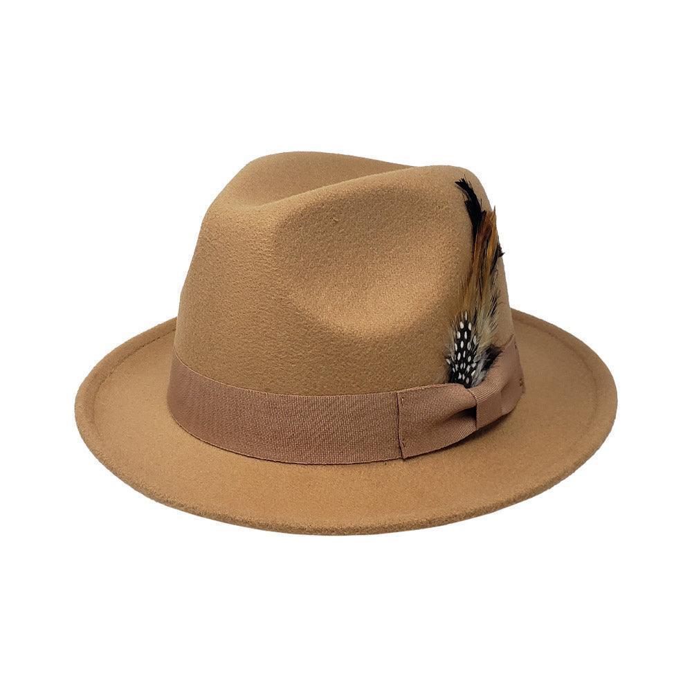 Feather Bow Pointed Fedora Hat - Jewelry Store by Erik Rayo