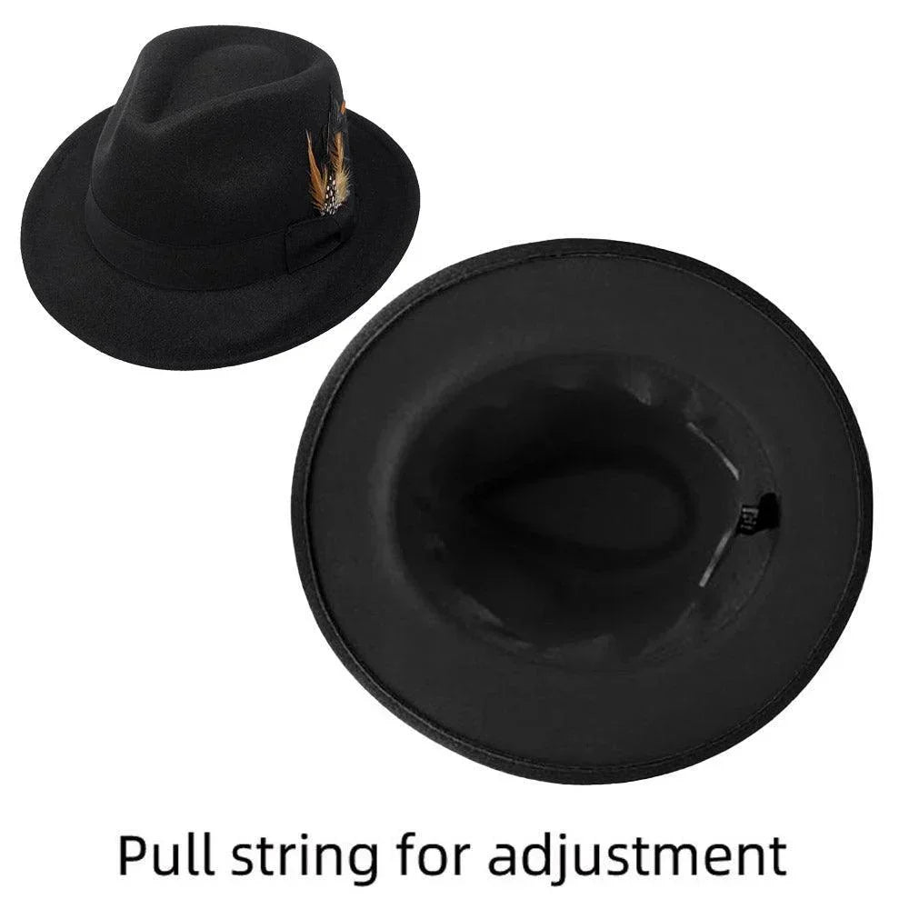 Feather Bow Pointed Band Pork Pie Hat - Jewelry Store by Erik Rayo