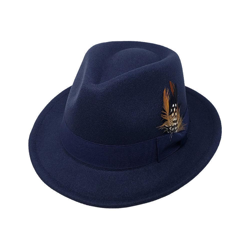 Feather Bow Pointed Band Pork Pie Hat - Jewelry Store by Erik Rayo