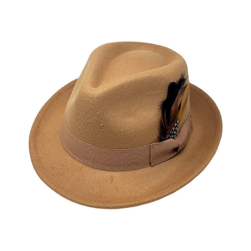 Feather Bow Pointed Band Pork Pie Hat - Jewelry Store by Erik Rayo