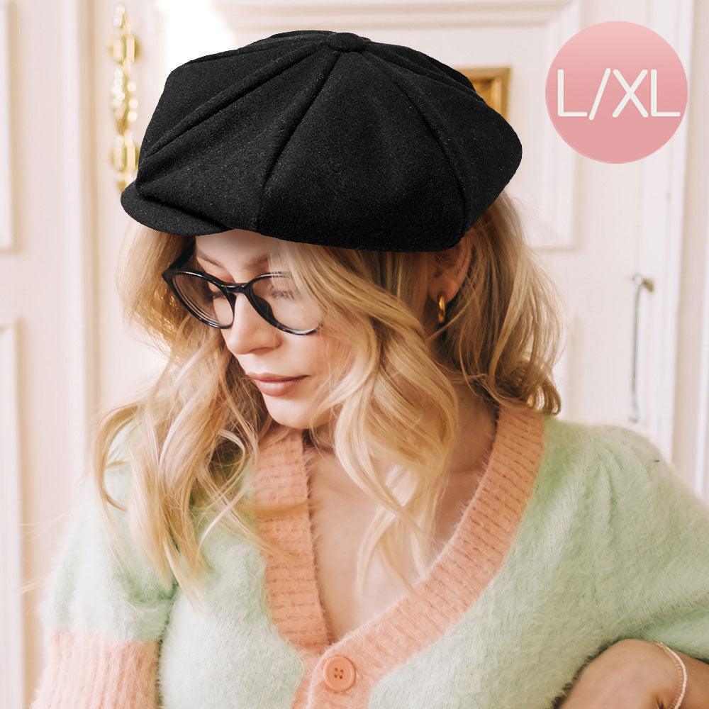 Solid Wool Newsboy Hat - Jewelry Store by Erik Rayo