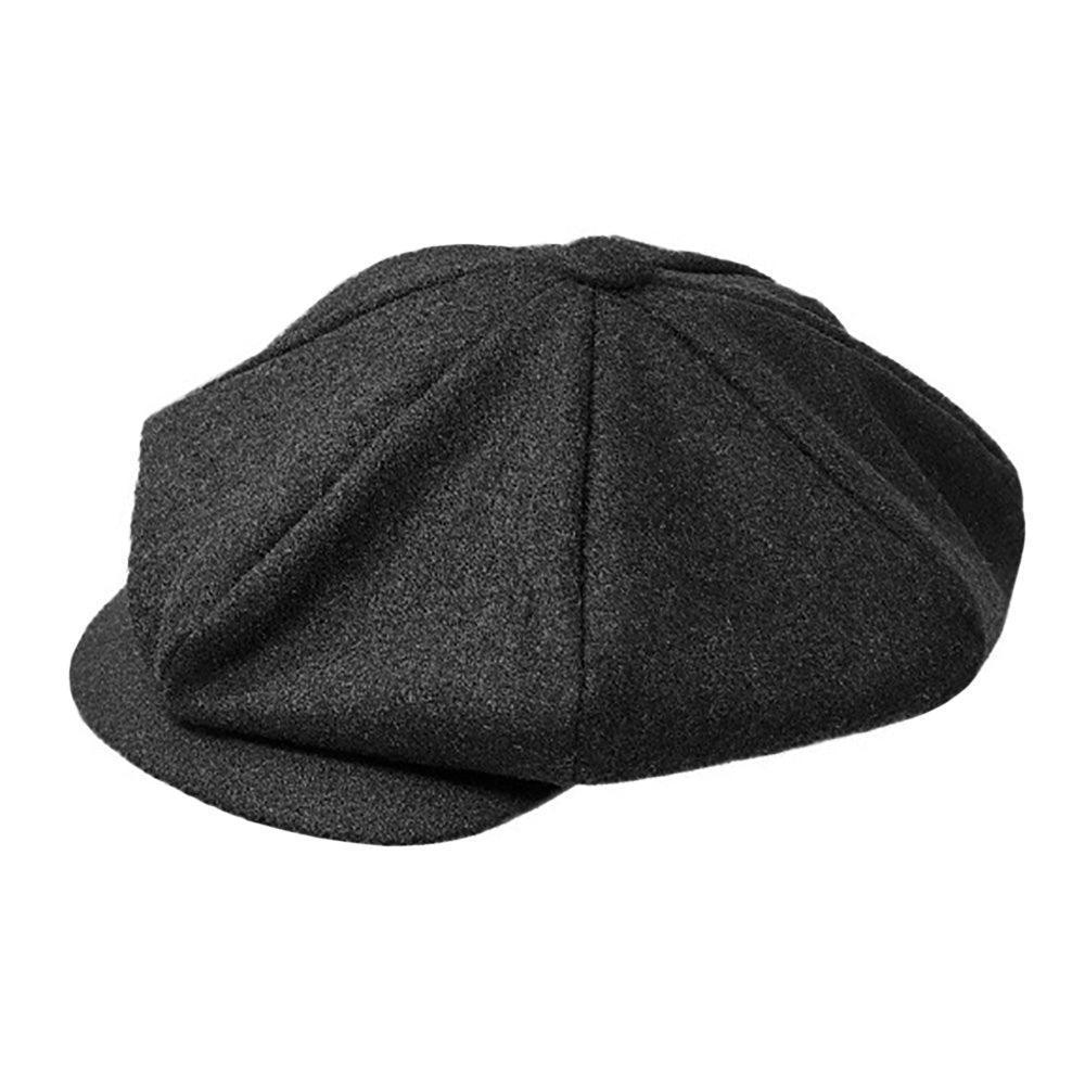 Solid Wool Newsboy Hat - Jewelry Store by Erik Rayo
