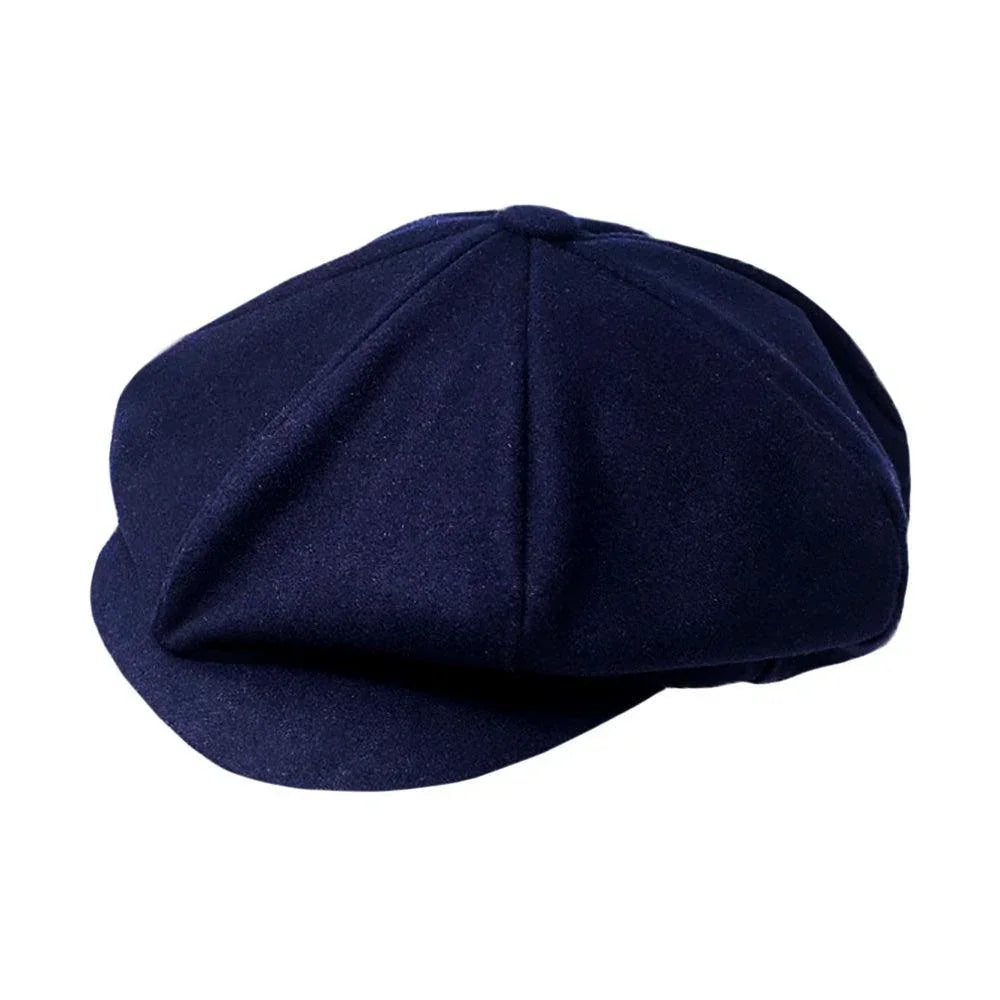 Solid Wool Newsboy Hat - Jewelry Store by Erik Rayo