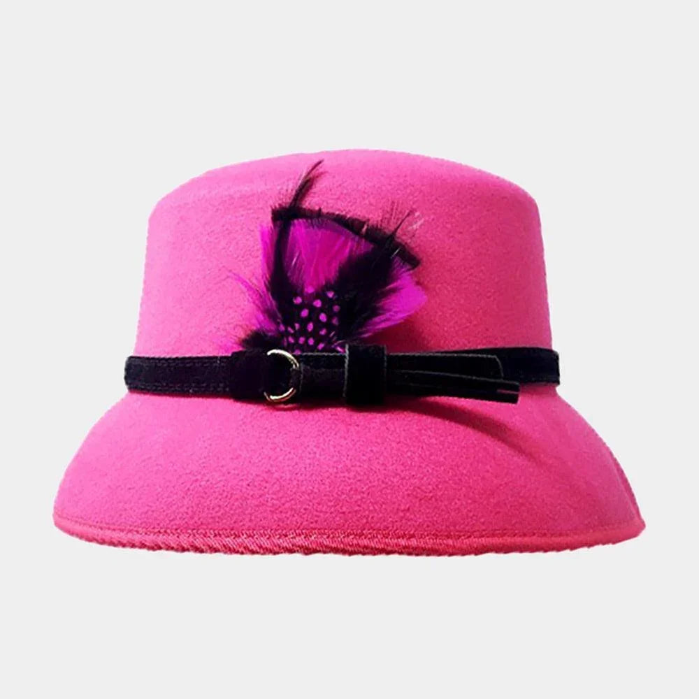 Feather Pointed Felt Hat - Jewelry Store by Erik Rayo