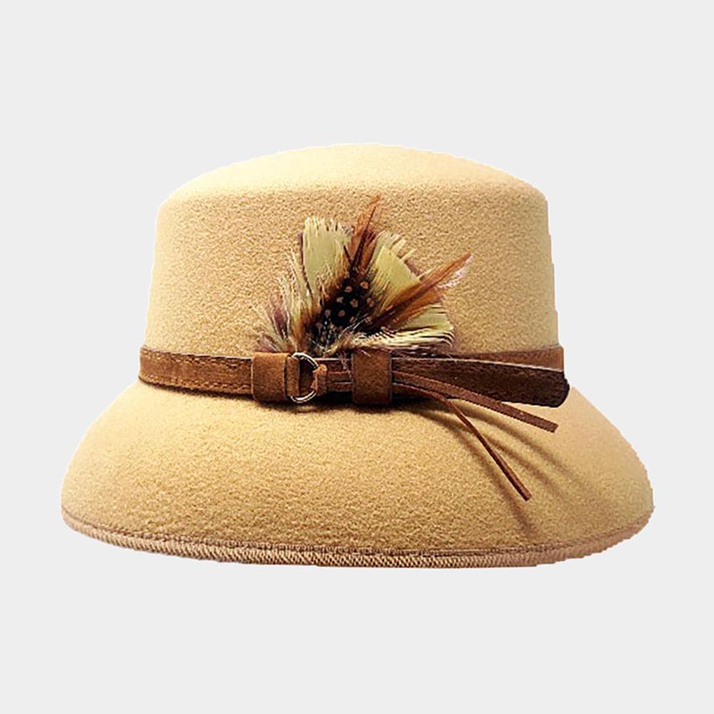 Feather Pointed Felt Hat - Jewelry Store by Erik Rayo
