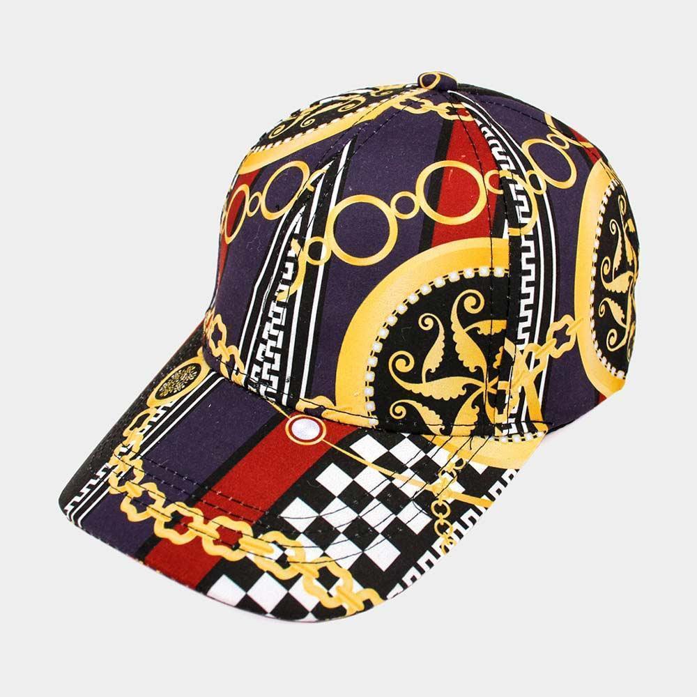Chain Patterned Baseball Cap - Jewelry Store by Erik Rayo