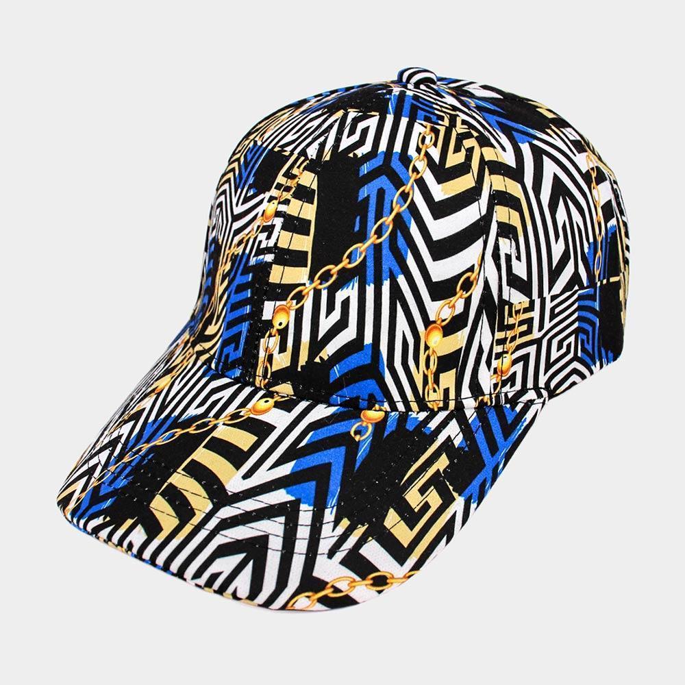 Chain Patterned Baseball Cap - Jewelry Store by Erik Rayo