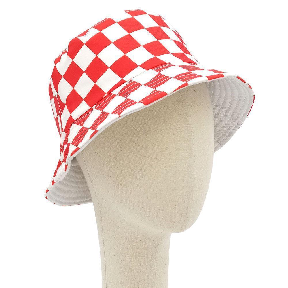 Reversible Checkerboard Bucket Hat - Jewelry Store by Erik Rayo