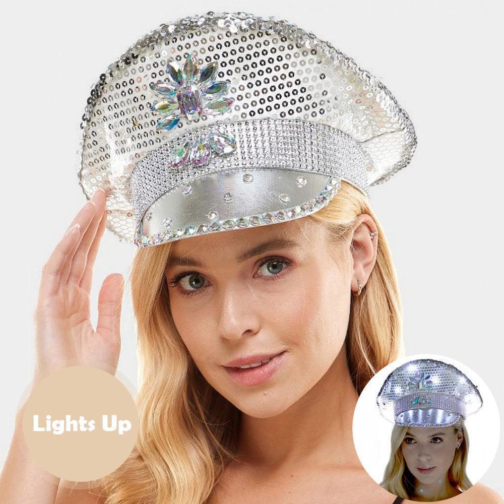 Light Up Sequin Hat - Jewelry Store by Erik Rayo