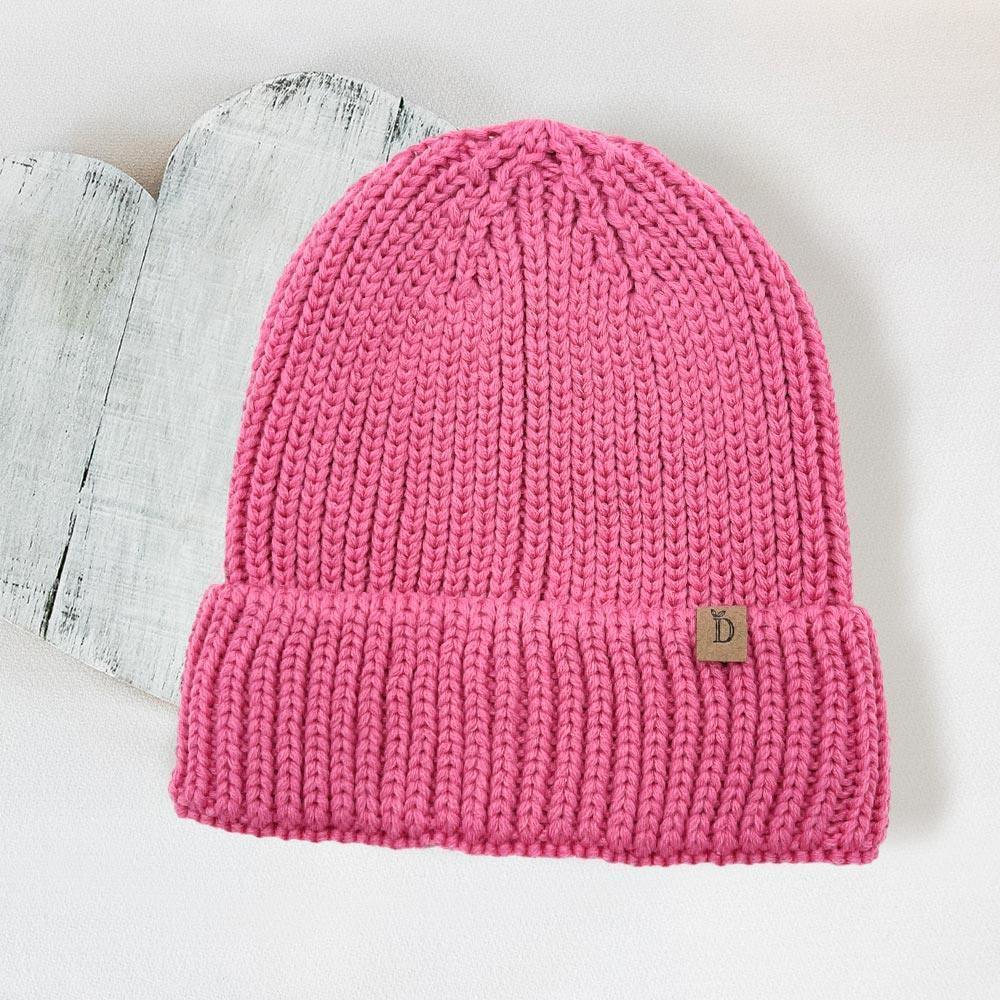 Solid Ribbed Cuff Beanie Hat - Jewelry Store by Erik Rayo