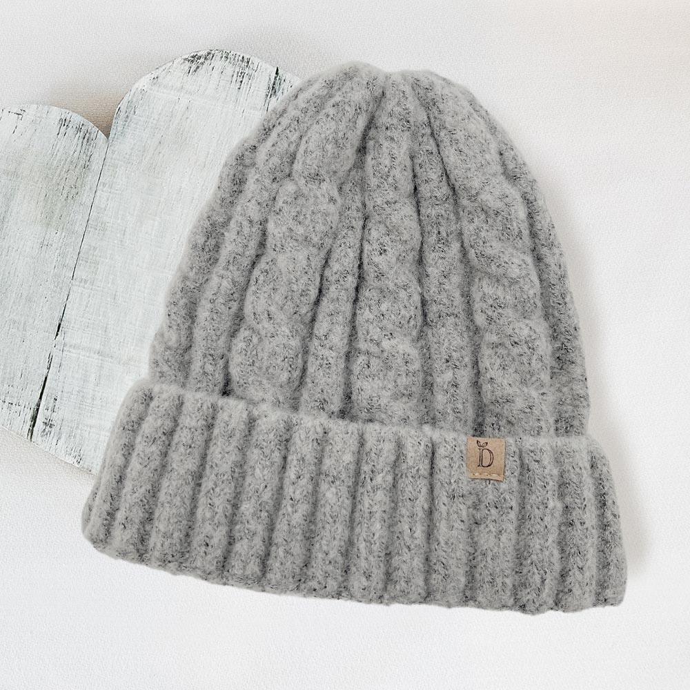 Cable Knit Cuff Beanie Hat - Jewelry Store by Erik Rayo