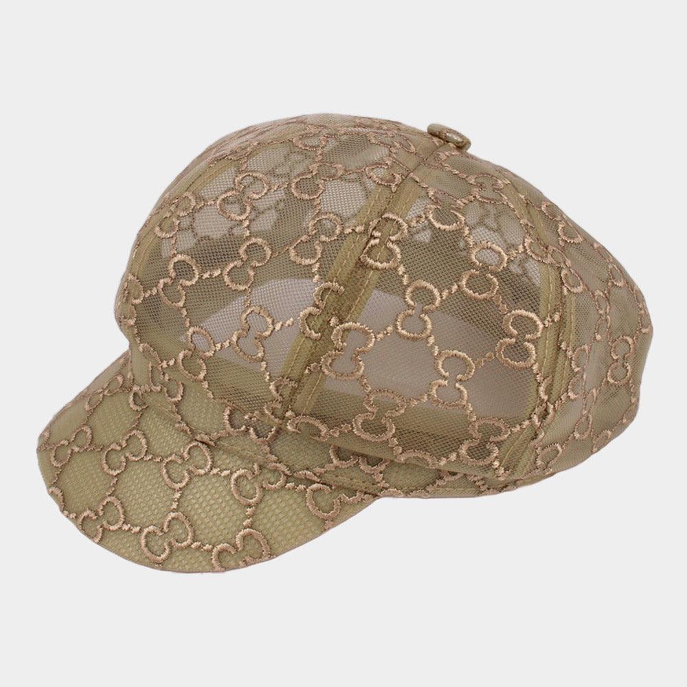 Pattern Detailed Mesh Newsboy Hat - Jewelry Store by Erik Rayo