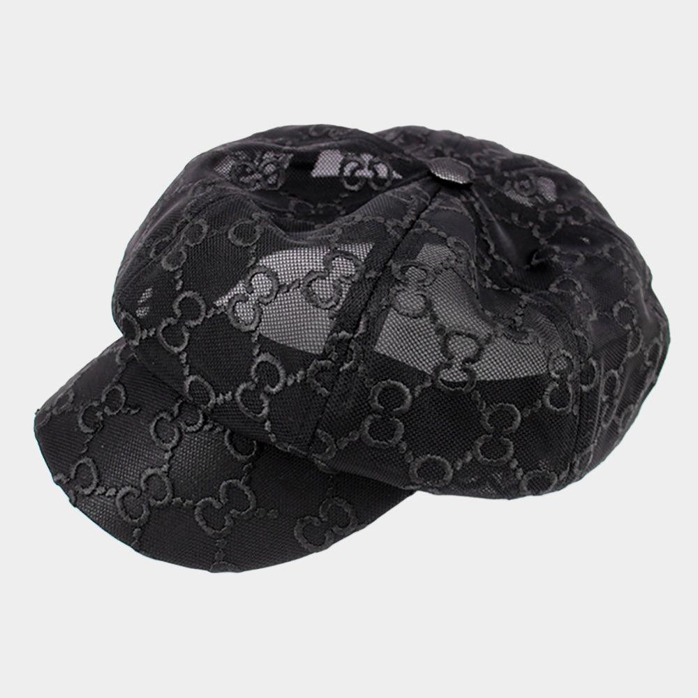 Pattern Detailed Mesh Newsboy Hat