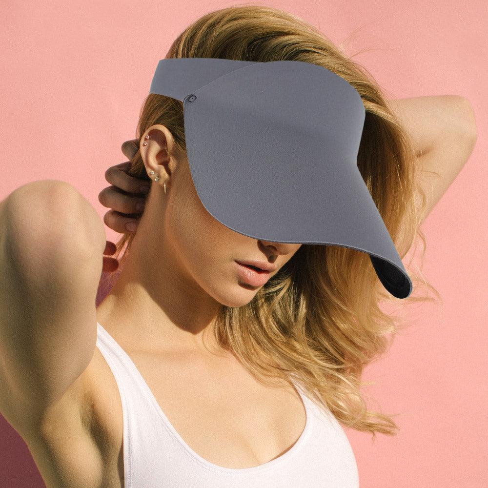 Solid Lycra Visor Hat