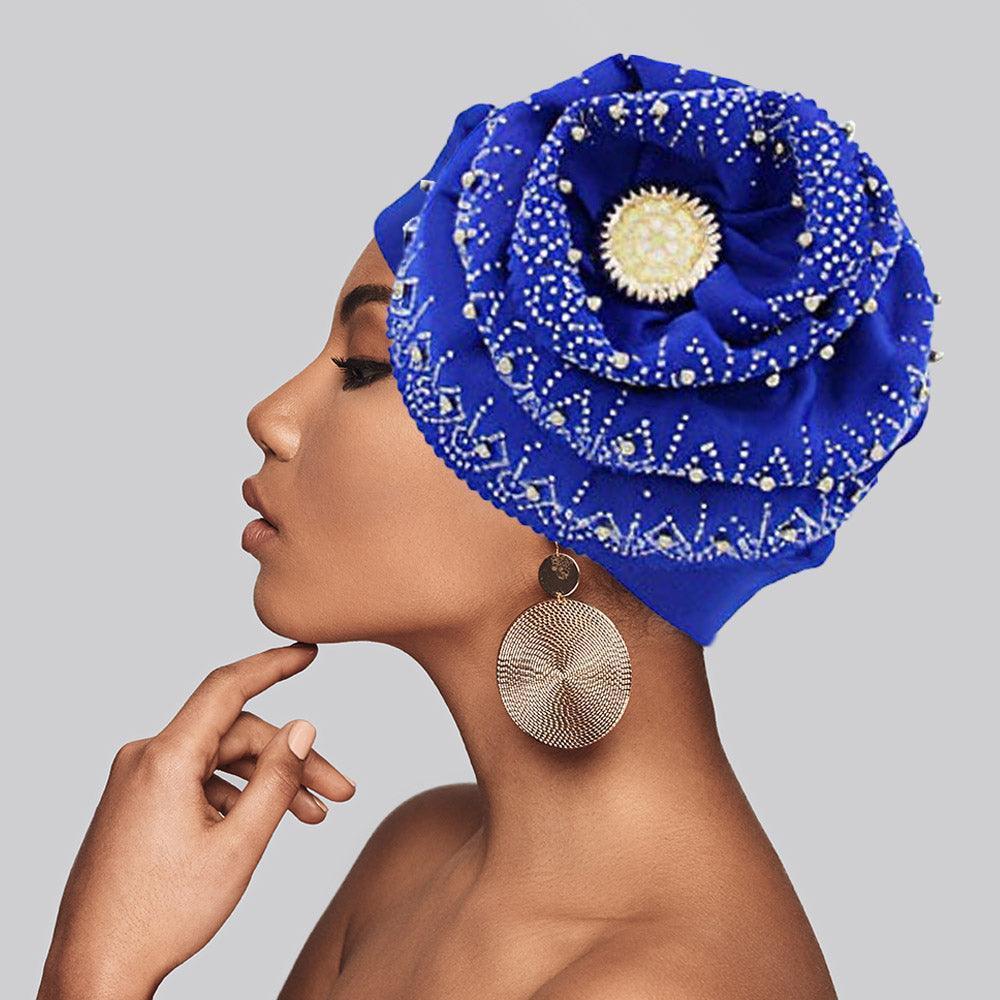 Bling Studded Accented Turban Hat - Jewelry Store by Erik Rayo