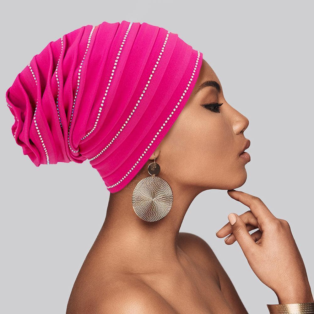 Bling Accented Turban Hat - Jewelry Store by Erik Rayo
