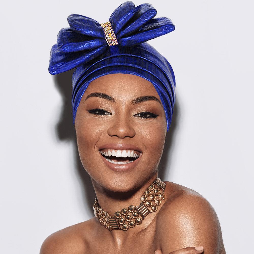 Big Bow Accented Turban Hat - Jewelry Store by Erik Rayo