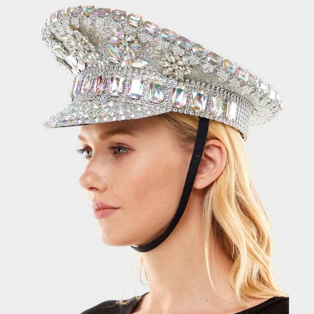 Sequin Studded Bling Hat - Jewelry Store by Erik Rayo