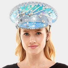 Load image into Gallery viewer, Star Pointed Sequin Bling Hat
