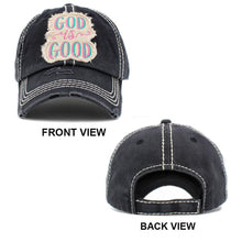 Load image into Gallery viewer, GOD is GOOD Message Vintage Baseball Cap
