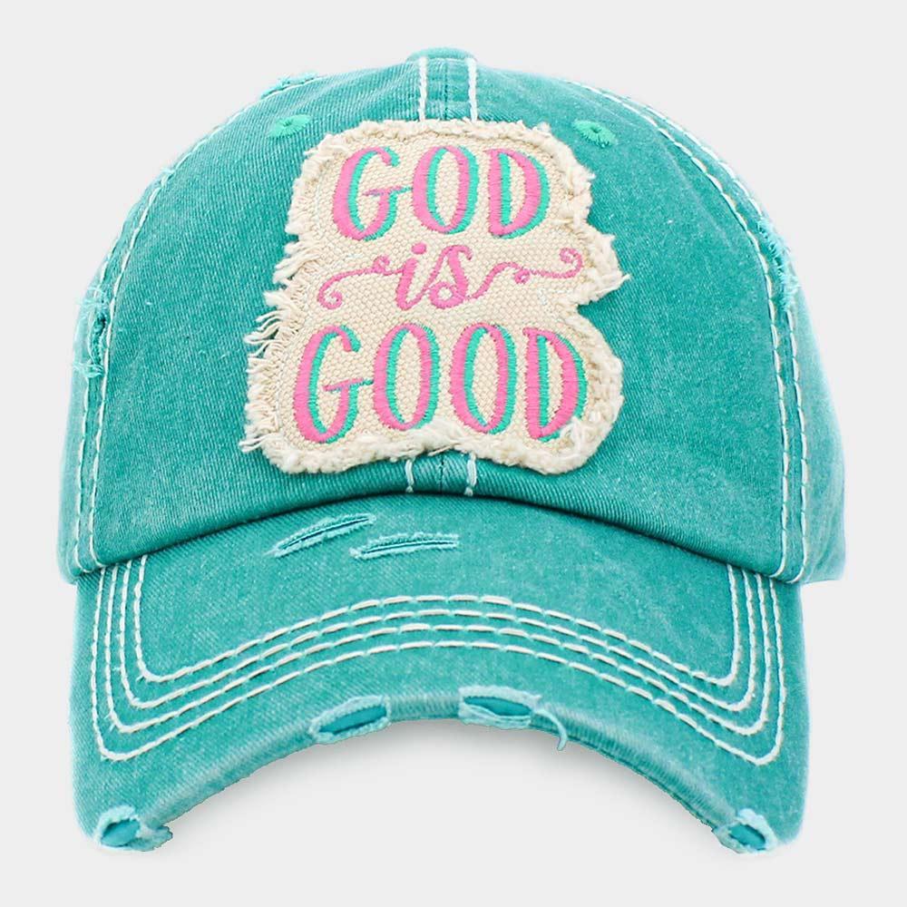 GOD is GOOD Message Vintage Baseball Cap