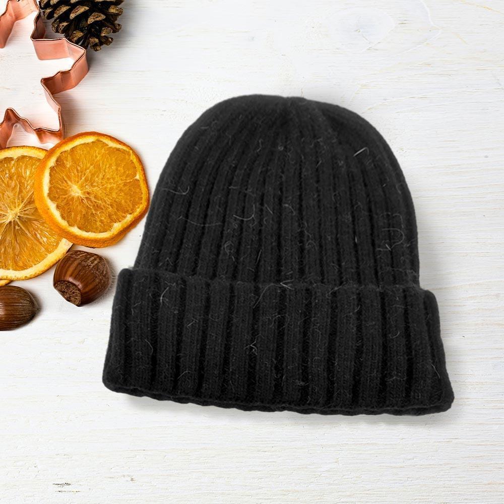 Solid Knit Beanie Hat - Jewelry Store by Erik Rayo