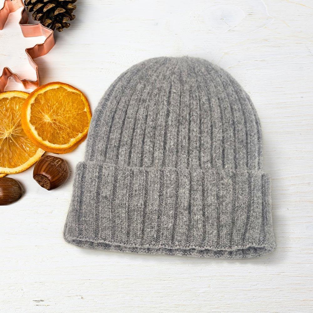 Solid Knit Beanie Hat - Jewelry Store by Erik Rayo