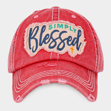 Load image into Gallery viewer, SIMPLY BLESSED Vintage Baseball Cap
