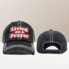 Load image into Gallery viewer, LIVING ON A PRAYER Vintage Baseball Cap
