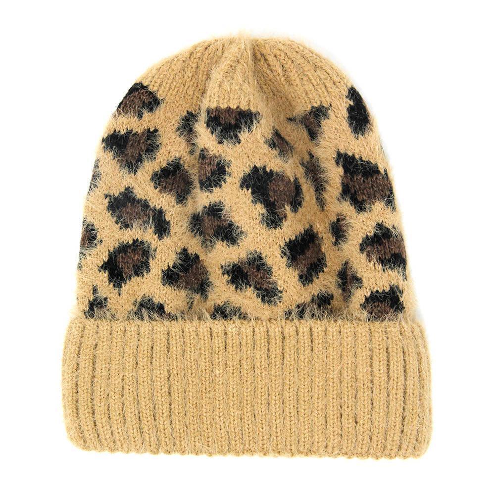 Leopard Pattern Beanie Hat - Jewelry Store by Erik Rayo