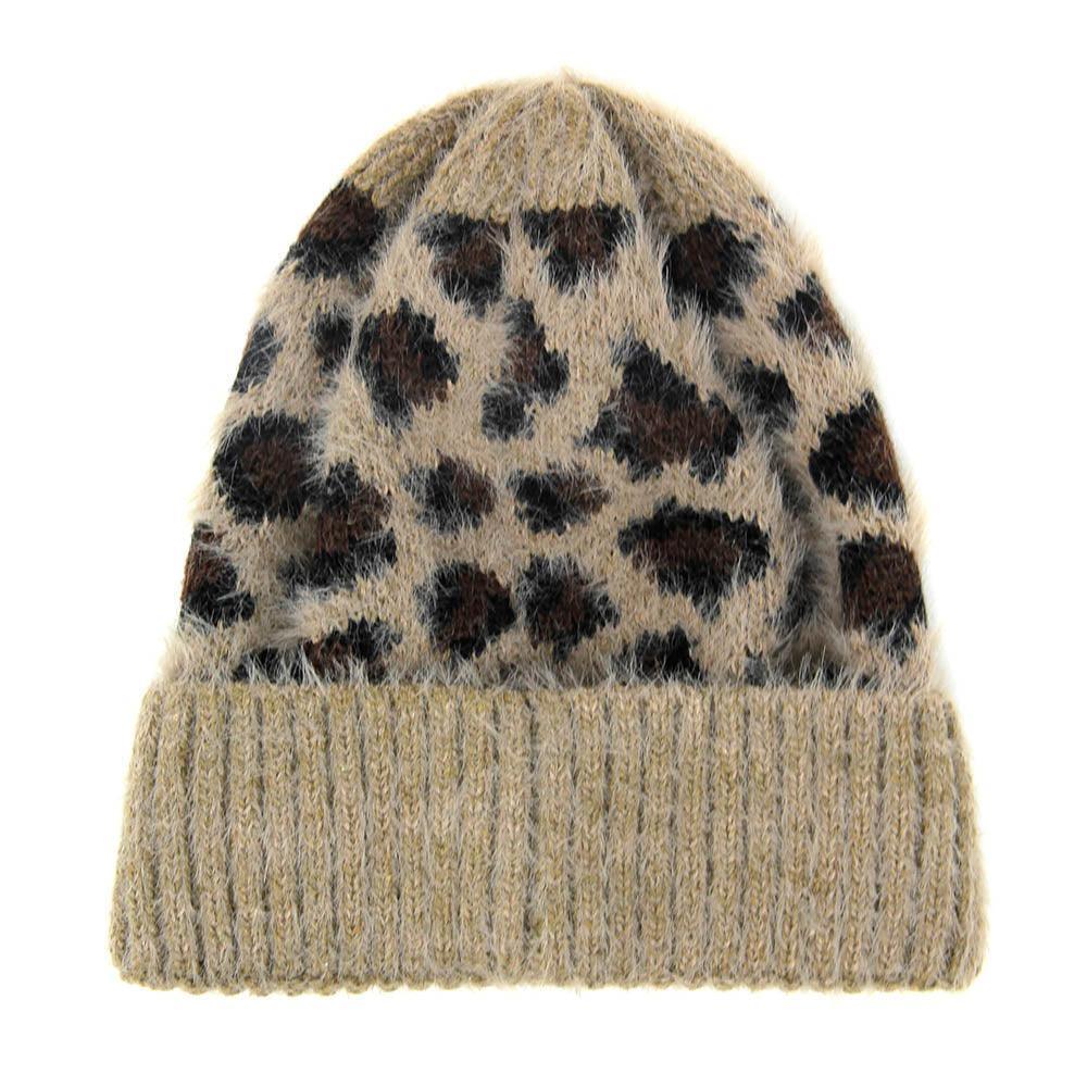 Leopard Pattern Beanie Hat - Jewelry Store by Erik Rayo
