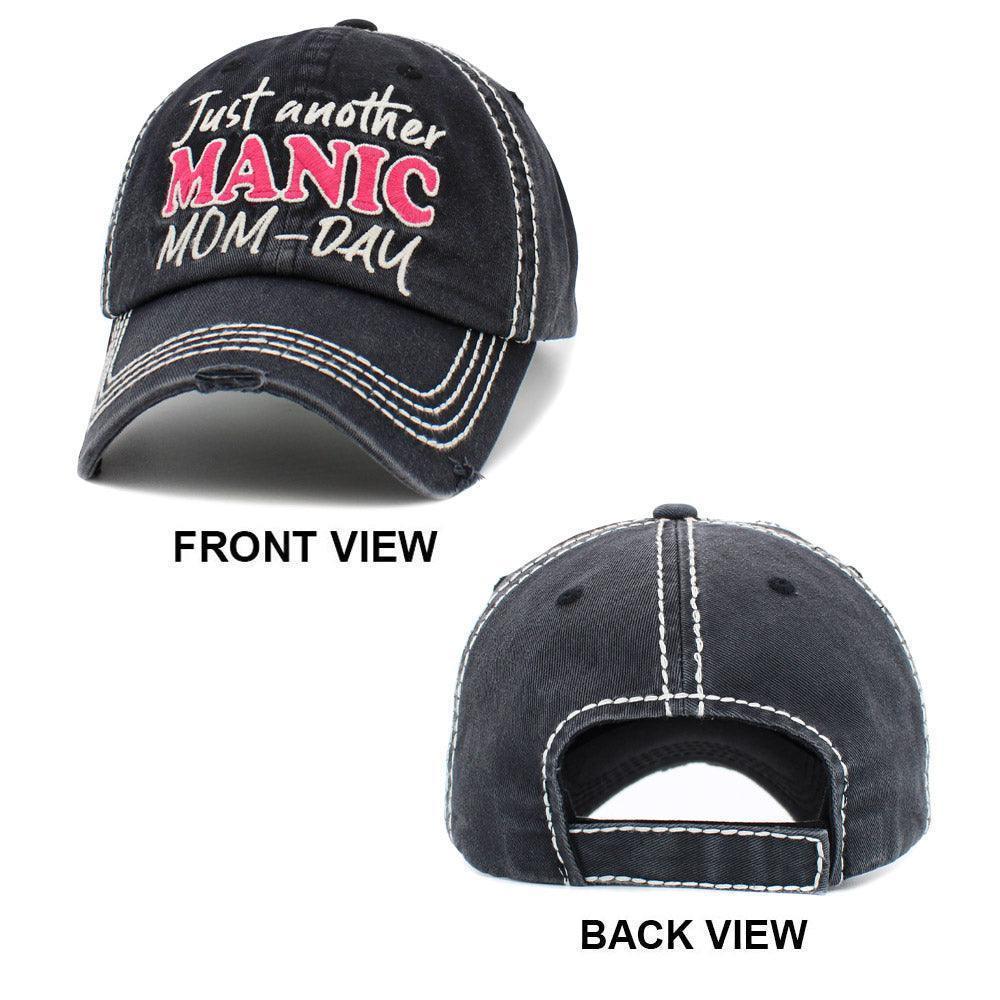 Just another MANIC MOMDAY Message Vintage Baseball Cap - Jewelry Store by Erik Rayo