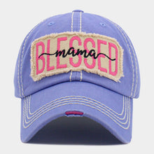 Load image into Gallery viewer, Blessed Mama Message Vintage Baseball Cap
