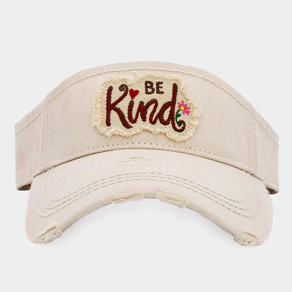 Be Kind Vintage Visor Hat - Jewelry Store by Erik Rayo