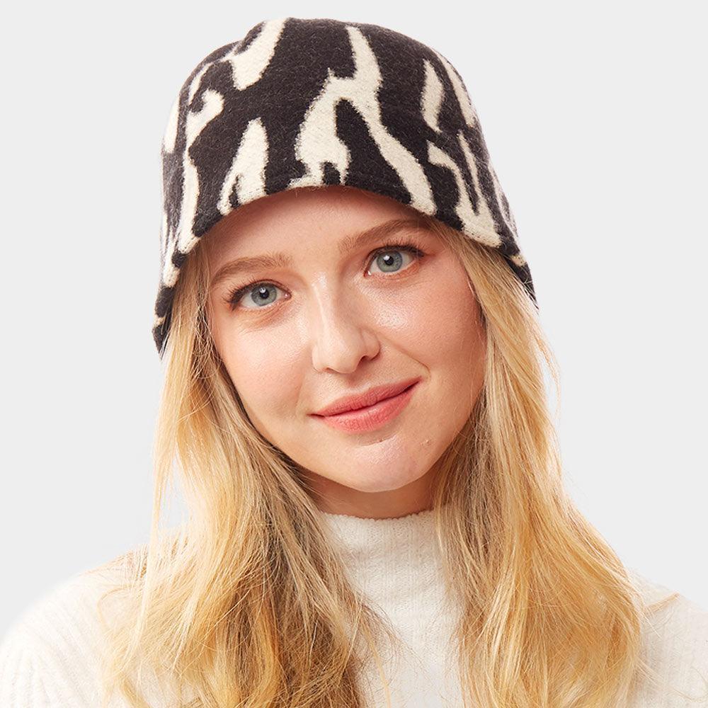 Animal Patterned Soft Fabric Bucket Hat - Jewelry Store by Erik Rayo