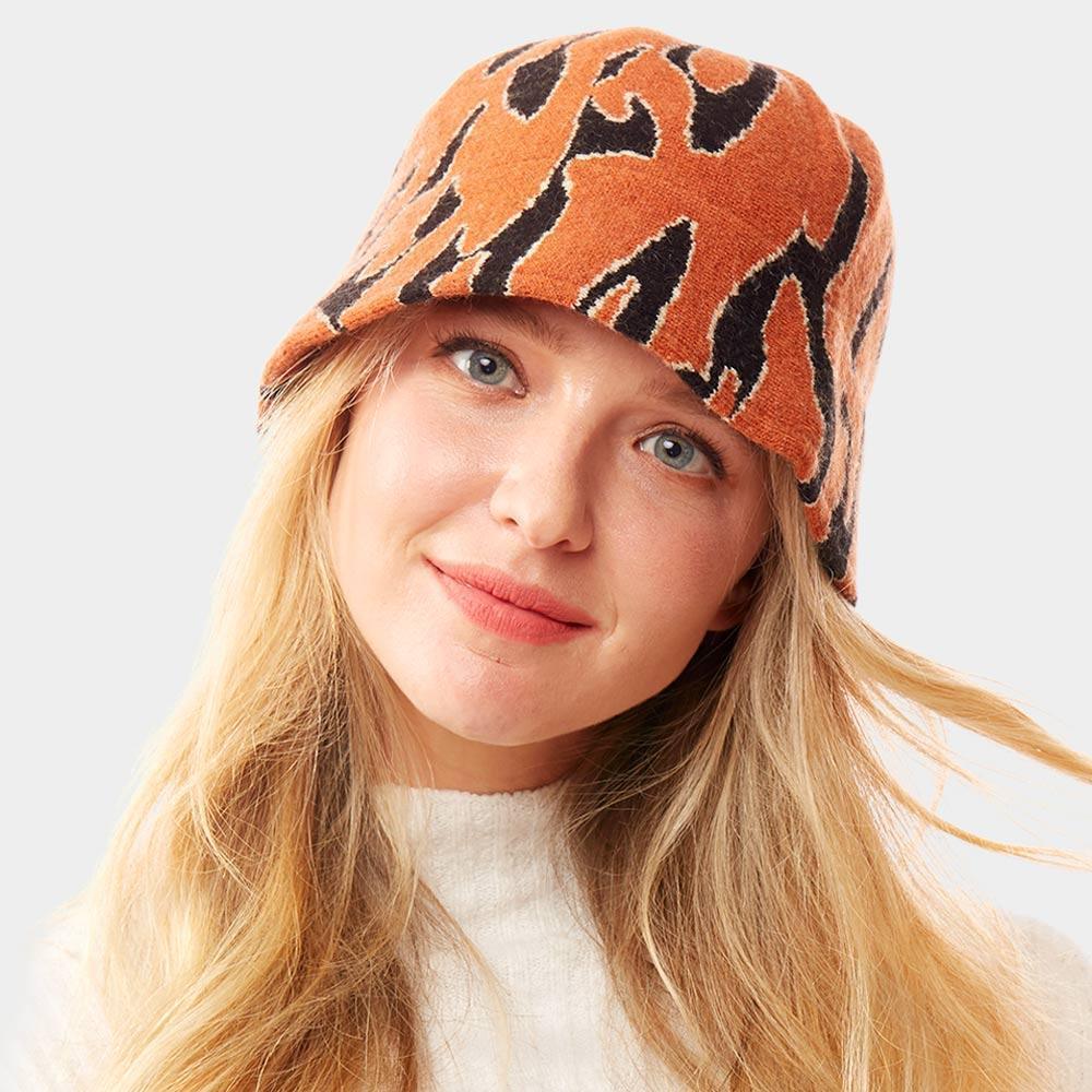 Animal Patterned Soft Fabric Bucket Hat - Jewelry Store by Erik Rayo