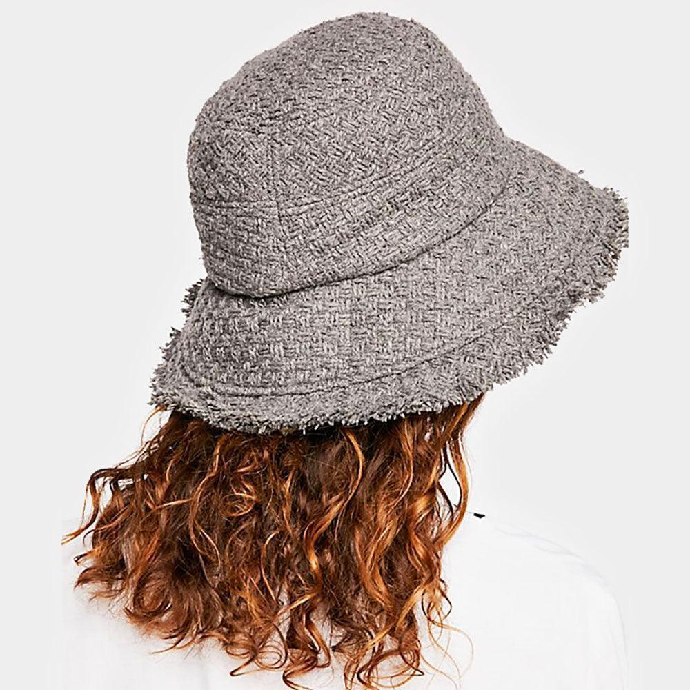 Frayed Edge Woven Bucket Hat - Jewelry Store by Erik Rayo