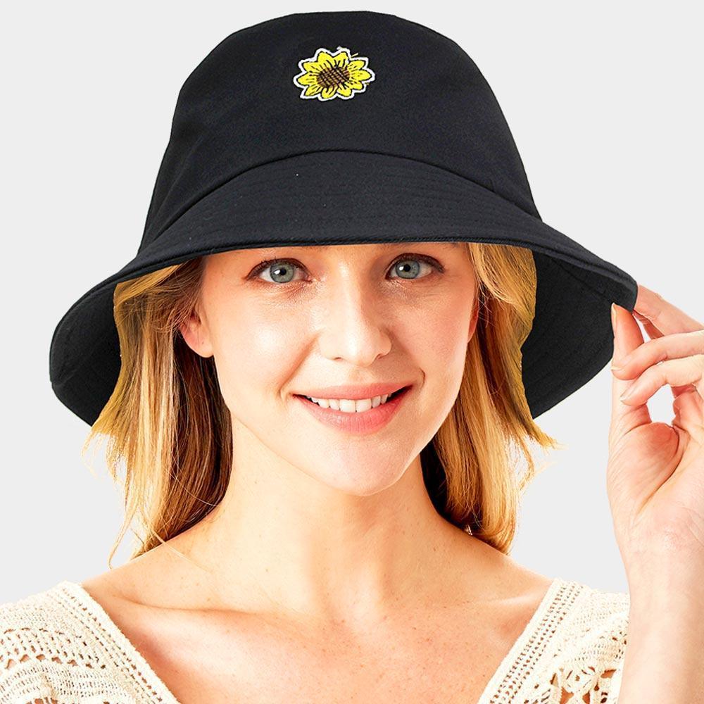Sunflower Patch Accented Bucket Hat - Jewelry Store by Erik Rayo