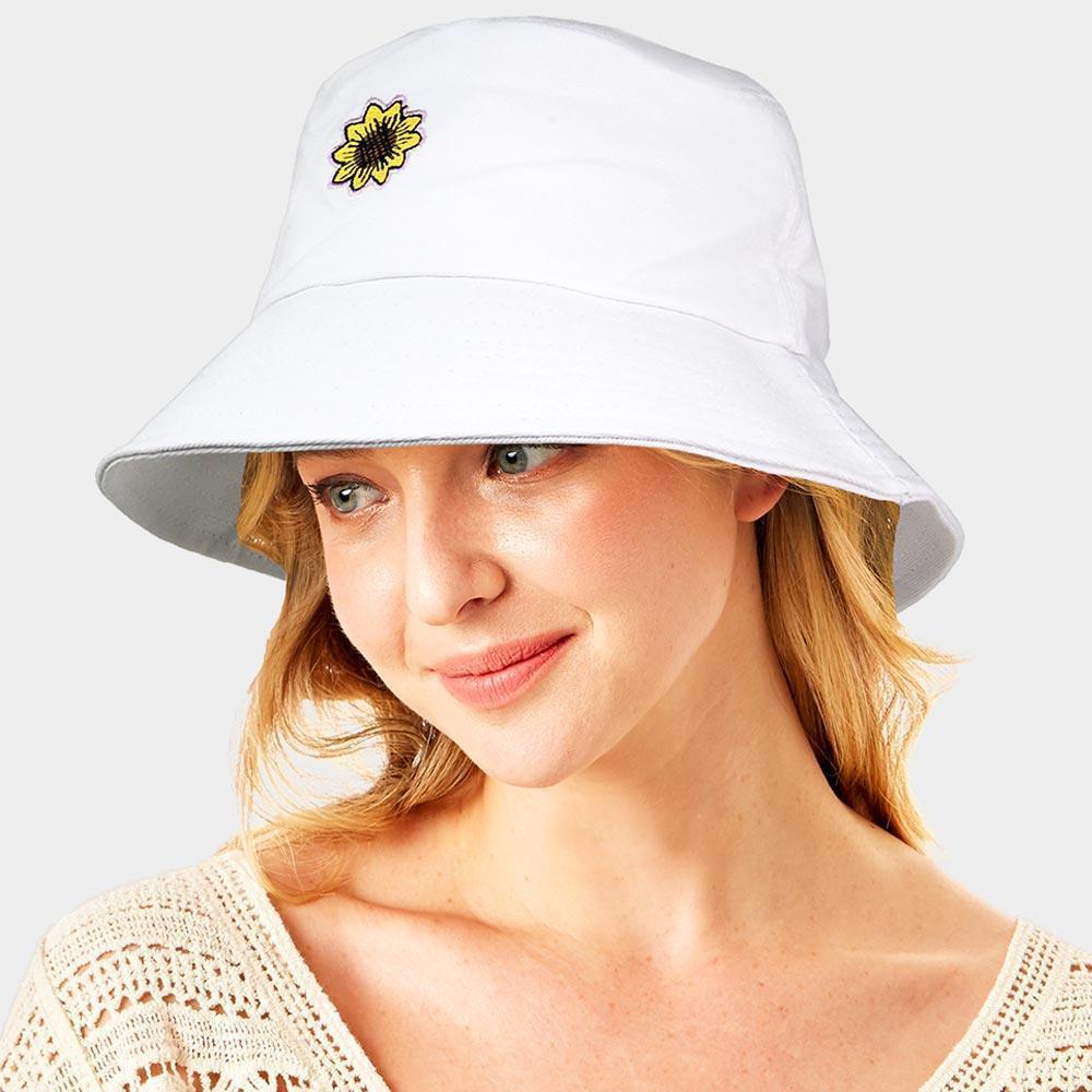 Sunflower Patch Accented Bucket Hat - Jewelry Store by Erik Rayo