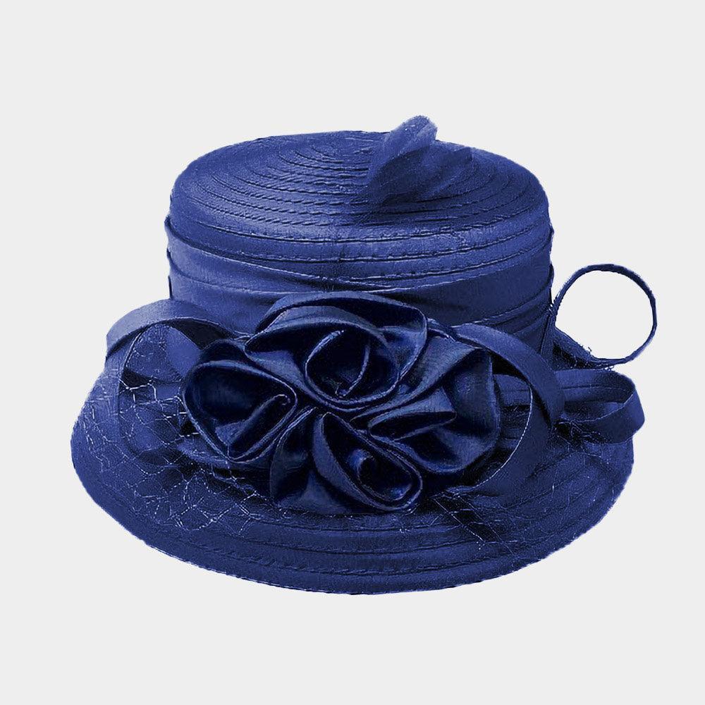 Rose Accented Dressy Hat - Jewelry Store by Erik Rayo