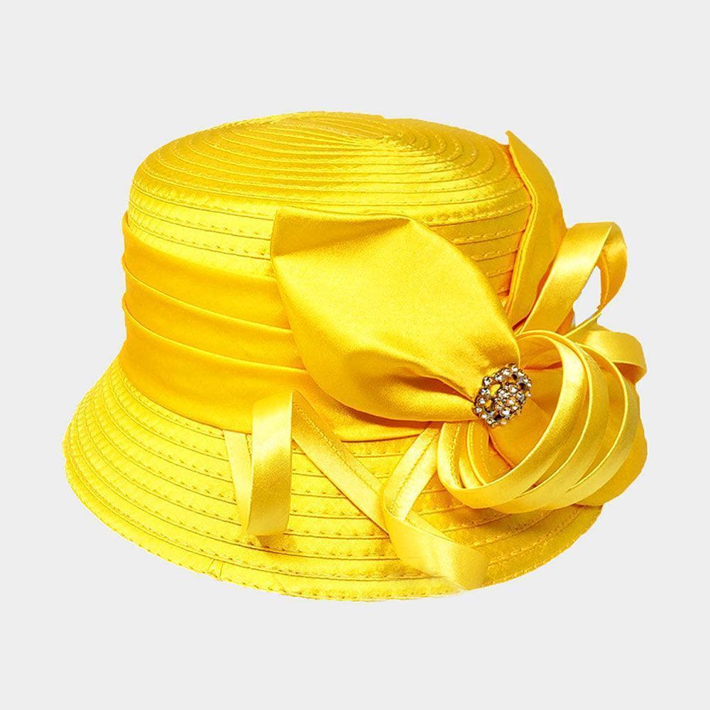 Bow Accented Dressy Hat - Jewelry Store by Erik Rayo