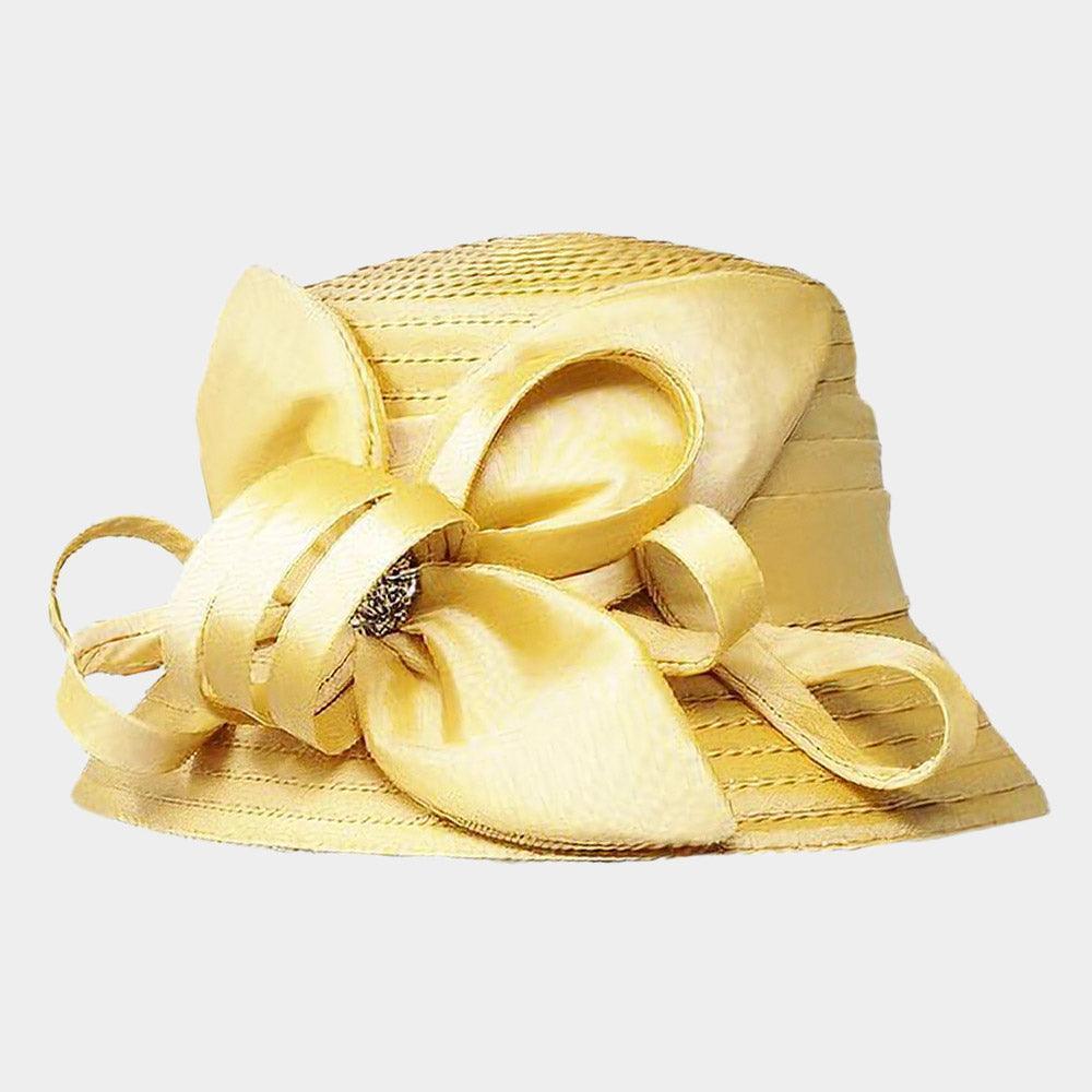 Bow Accented Dressy Hat - Jewelry Store by Erik Rayo
