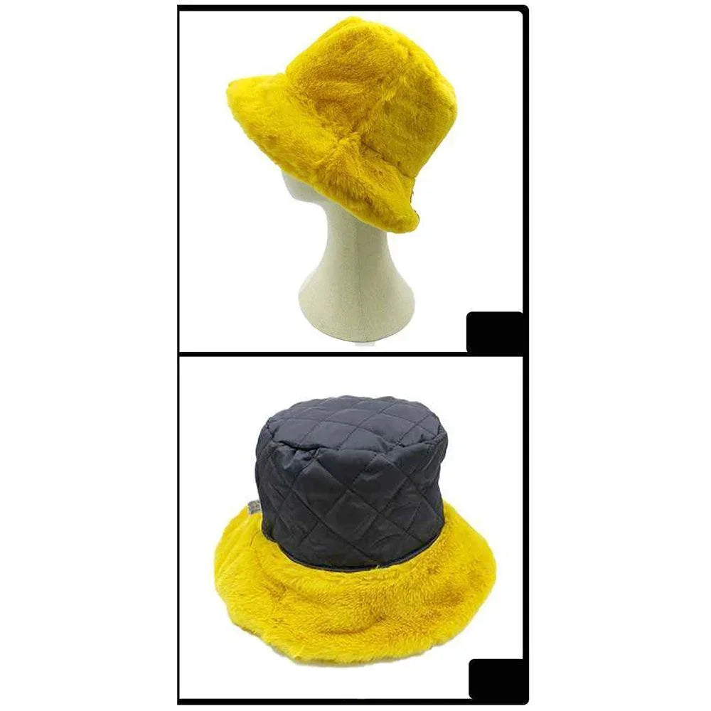 Soft Faux Fur Bucket Hat - Jewelry Store by Erik Rayo